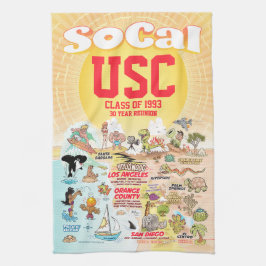 Anpassbare SoCal Geschirrtuch