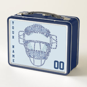 Anpassbare Softball-Baseball-Lunch Box Metall Lunch Box