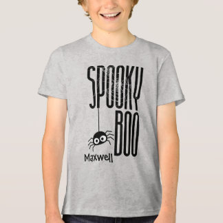 Anpassbare Spooky Boo Kids Halloween Shirt