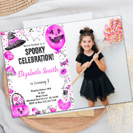 Anpassbare Spooky-Party Einladungen für Kinder