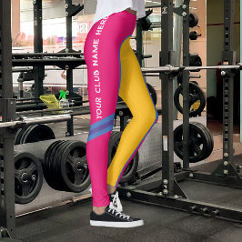 Anpassbare Sportarten Ihr Name/Ihr CLUB Leggings