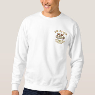 Anpassbare Stickerei für Ihren Skipper Besticktes Sweatshirt