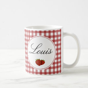 Anpassbare süße Erdbeere Kaffeetasse
