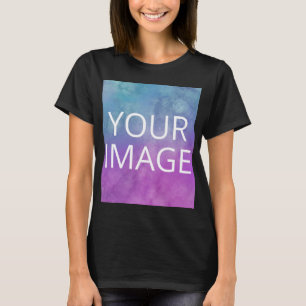 Anpassbare T-Shirt-Vorlage – Fügen Sie Ihr Bild hi T-Shirt