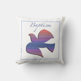 Anpassbare Tauftaube für Erwachsene Kissen