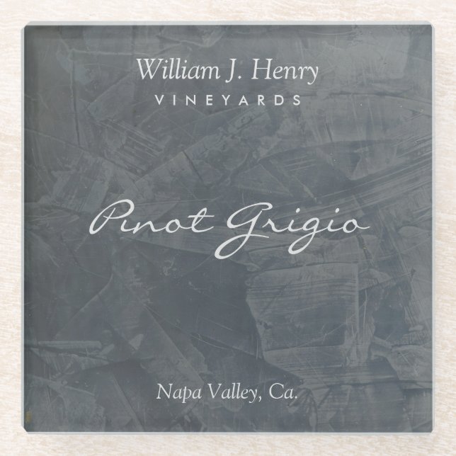 Anpassbare Tonschiefer-Travertin Glasuntersetzer (Vorderseite)