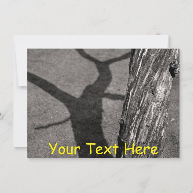 Anpassbare tote Baumkarte (Vorderseite)