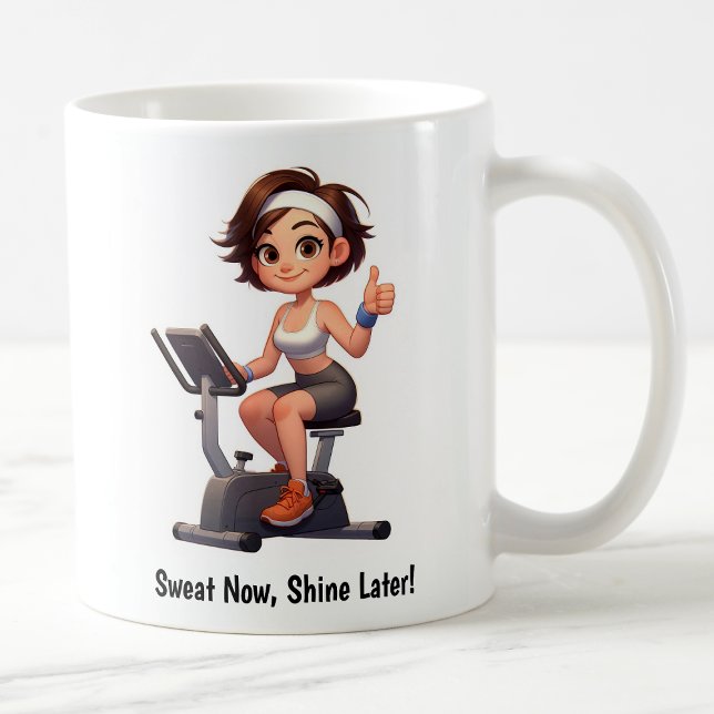 Anpassbare Übungsfahrradtrainings Kaffeetasse (Von Creator hochgeladen)