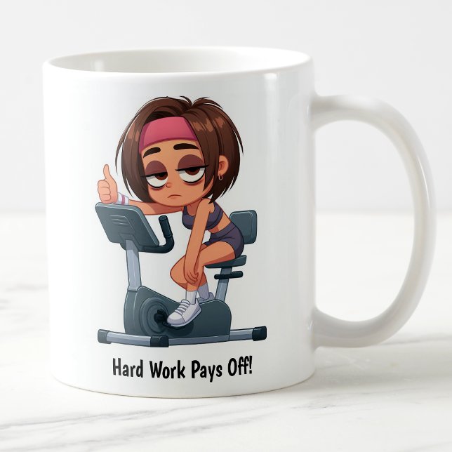 Anpassbare Übungsfahrradtrainings Kaffeetasse (Von Creator hochgeladen)