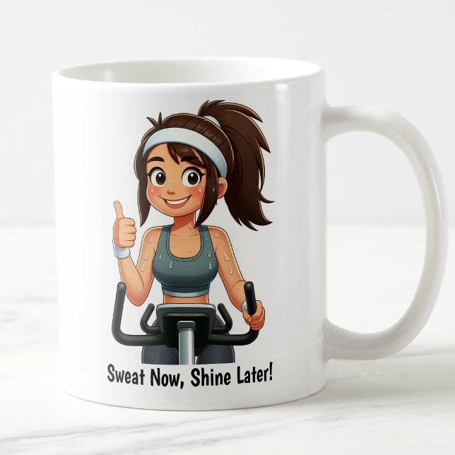 Anpassbare Übungsfahrradtrainings Kaffeetasse (Von Creator hochgeladen)