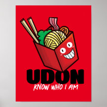 Anpassbare Udon weiß, wer ich bin