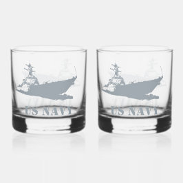 Anpassbare US-NAVY Whiskyglas