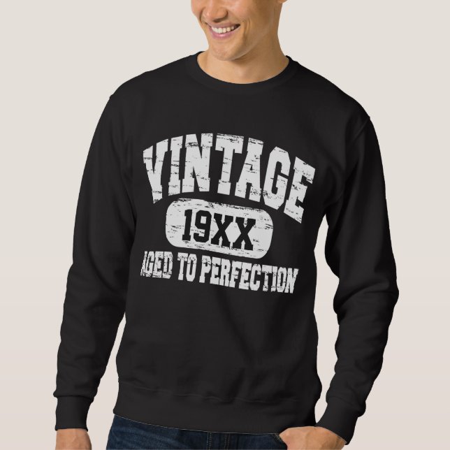 Anpassbare Vintage Äther Sweatshirt (Vorderseite)