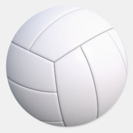 Anpassbare Volleyballkleber Runder Aufkleber