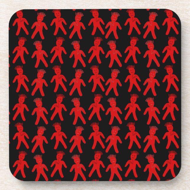 Anpassbare Voodoo-Dollars Untersetzer (Vorderseite)