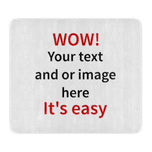 Anpassbare Vorlage Schneidebrett