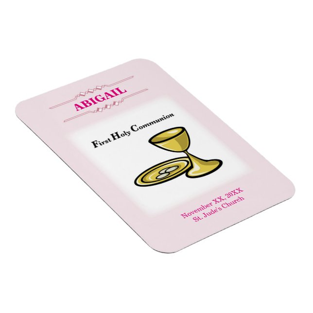 Anpassbare, weibliche Kommunion Körper und Blut Magnet (Rechte Seite)