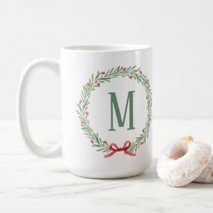 Anpassbare Weihnachtsbriefe und Geschenkklammer Kaffeetasse