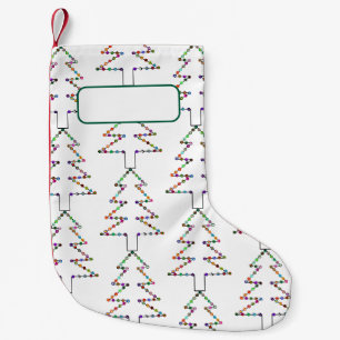 Anpassbare Weihnachtssocke. Kleiner Weihnachtsstrumpf