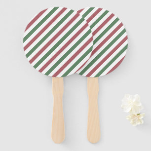 Anpassbare Weihnachtsstreifen aus Pastell Fächer