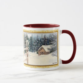 Anpassbare Winterszenen Tasse