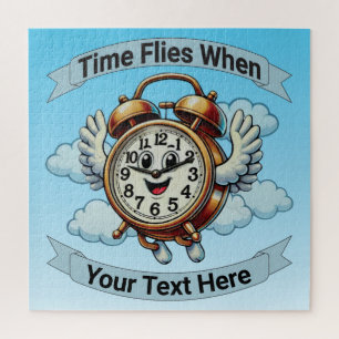 Anpassbare "Zeitfliegen, wenn" Uhr