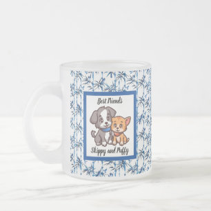 Anpassbarer Blumengrössenbecher, Mattglastasse