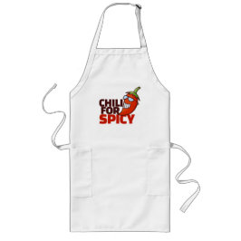 Anpassbarer Chili für scharfen T - Shirt Lange Schürze