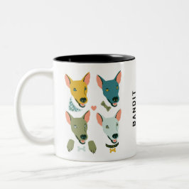 Anpassbarer Dapper Chihuahua Dog Zweifarbige Tasse