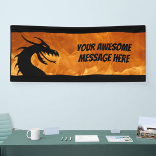 Anpassbarer Feuerdrache Banner