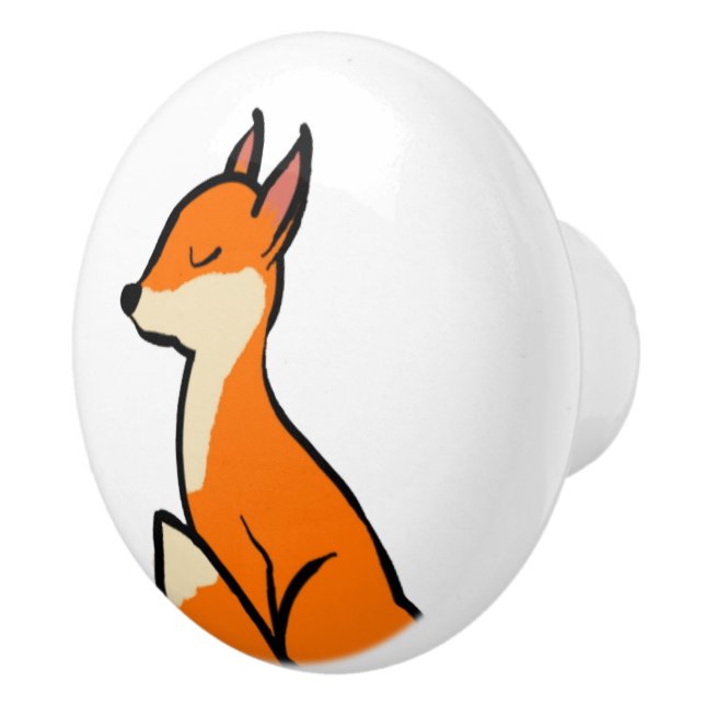 Anpassbarer Fox Keramikknauf (Rechts)