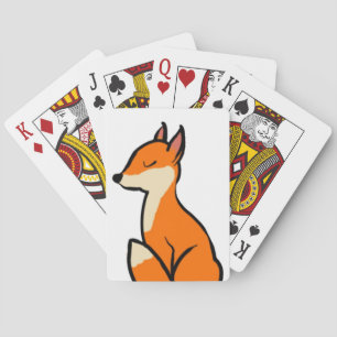 Anpassbarer Fox Spielkarten