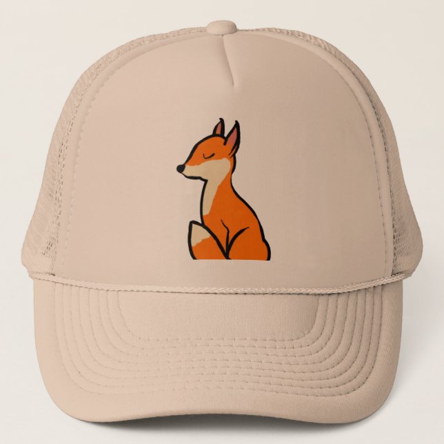 Anpassbarer Fox Truckerkappe (Vorderseite)