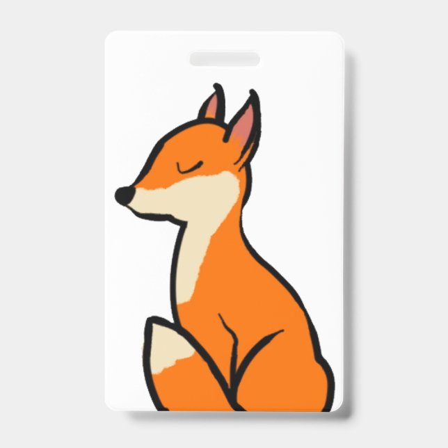 Anpassbarer Fuchs Ausweis (Vorderseite)