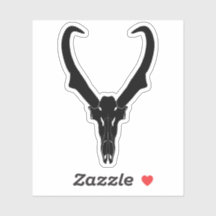 Anpassbarer Gabelbock-Schädel