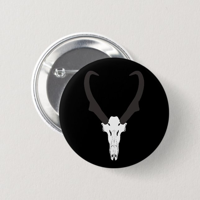 Anpassbarer Gabelbock-Schädel Button (Vorne & Hinten)