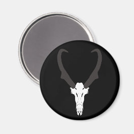 Anpassbarer Gabelbock-Schädel Magnet