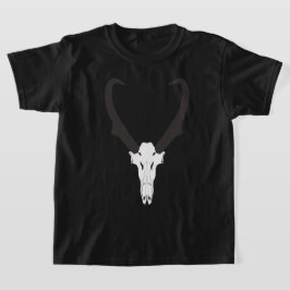 Anpassbarer Gabelbock-Schädel T-Shirt
