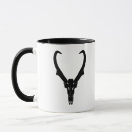 Anpassbarer Gabelbock-Schädel Tasse