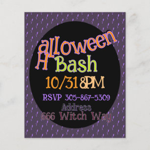 Anpassbarer Halloween-Flyer Flyer