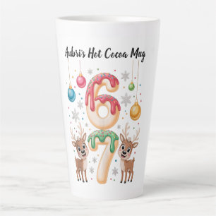 Anpassbarer Heißer Kakao-Becher – Süßes Weihnachts Milchtasse