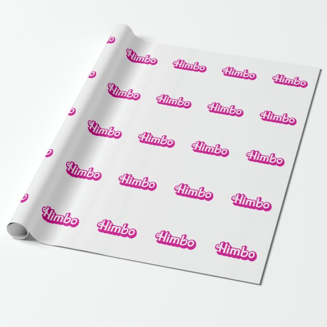 Anpassbarer Himbo Geschenkpapier (Ungerollt)