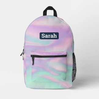 Anpassbarer, holografischer, irisierender Rucksack
