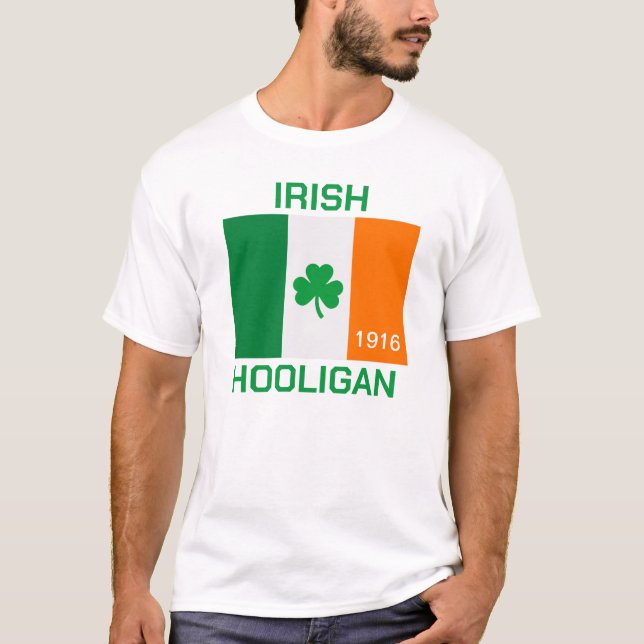 Anpassbarer irischer Hooligan-T - Shirt (Vorderseite)
