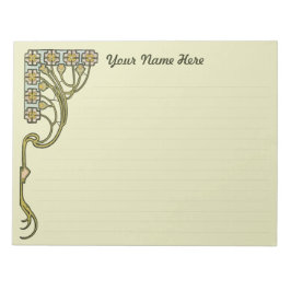 Anpassbarer Jugendstil-Editor CC0403 Notizblock