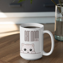 Anpassbarer Katzenmutter-Treibstoff Kaffeetasse