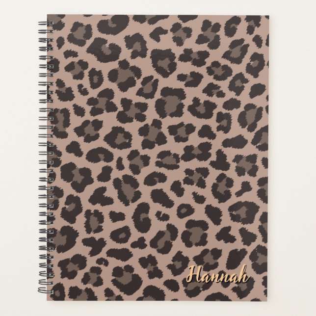 Anpassbarer Leoparddruck Planer (Vorderseite)