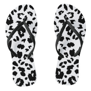 Anpassbarer Leopardendruck Flip Flops
