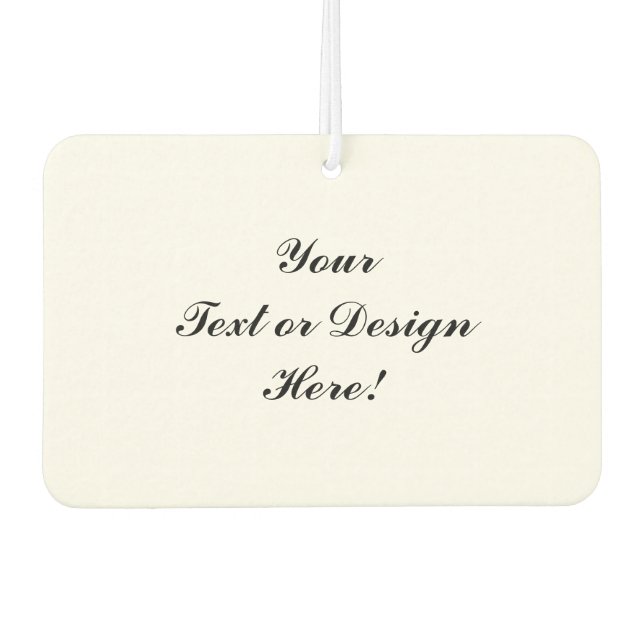 Anpassbarer Luftkühler - Hinzufügen von Text oder  Autolufterfrischer (Vorderseite)