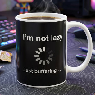 Anpassbarer lustiger PC-Gamer-Spruch Kaffeetasse